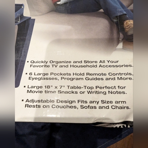 Sofa Armchair Armrest Organiser, New in box - Picture 9 of 10